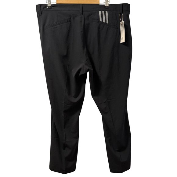 Adidas MenS Black Golf Pants Performance Stretch Sz 40/30Athletic Wear. NWT - Picture 6 of 11